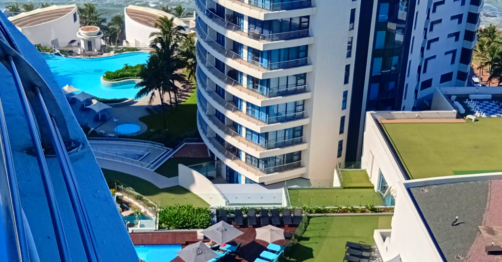 the pool