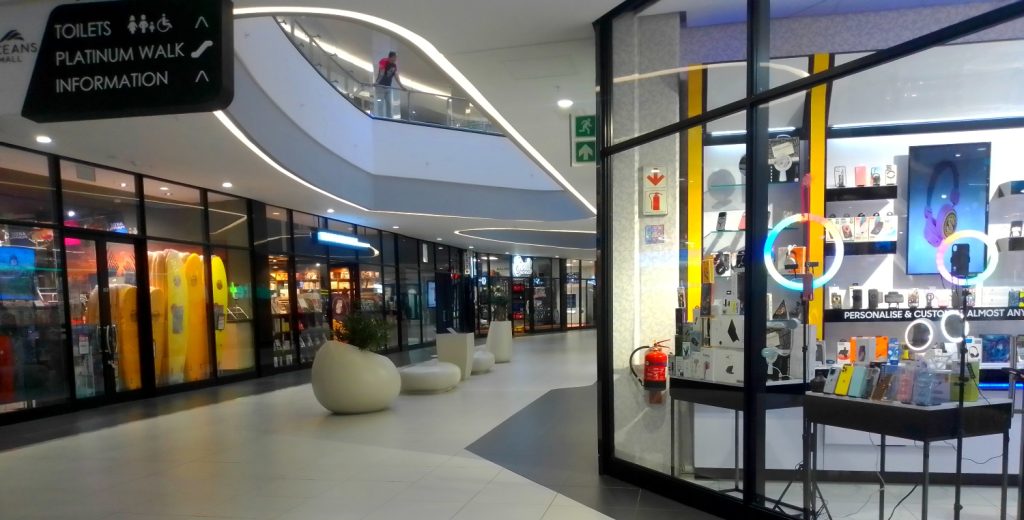 Shopping mall in Umhlanga Durban